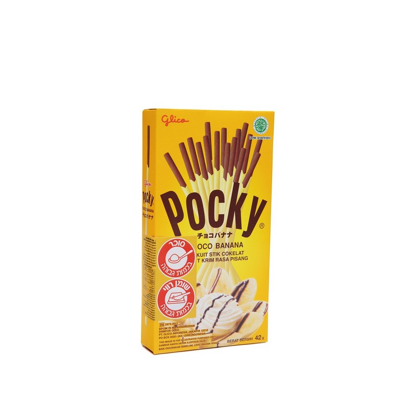 מקלות פוקי בטעם שוקולד בננה Pocky- Choco Banana