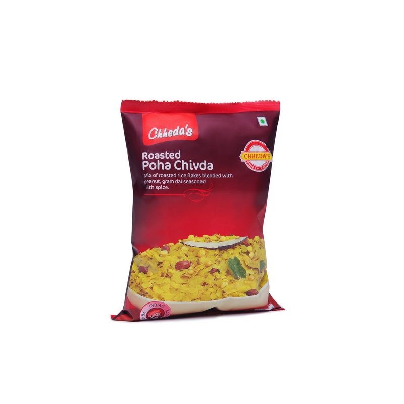 חטיף אורז תפו"א ,חומוס ובוטנים 170 ג' Chheda's- Roasted Poha Chivda