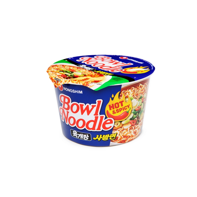 נודלס nongshim חריף - כחול בכוס