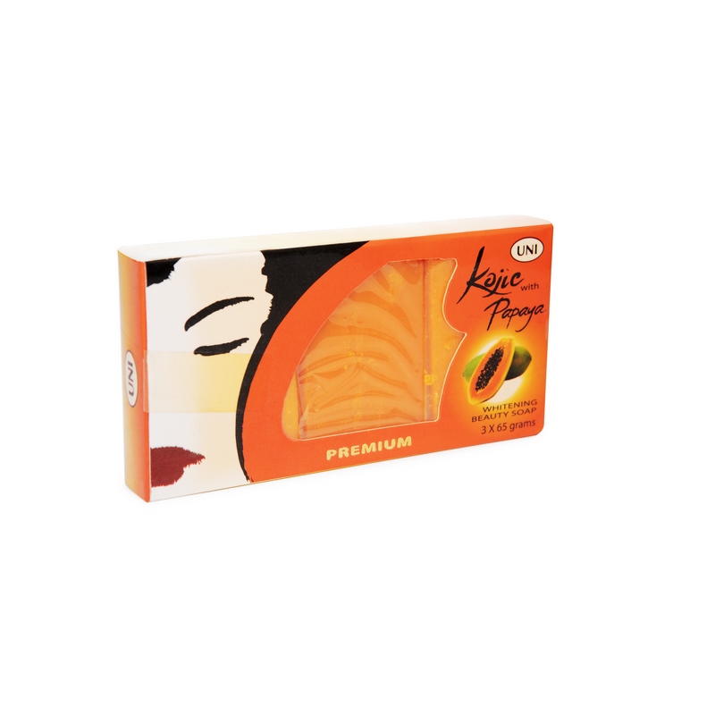 UNI KOJIC WITH PAPAYA WHITENING BEAUTY SOAP
